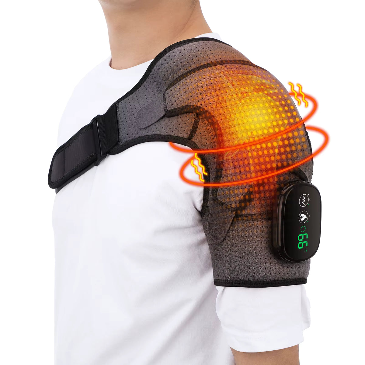 Heated Shoulder Massage Belt